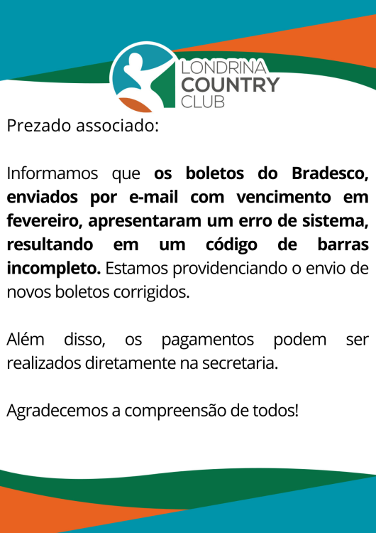 BOLETOS FEVEREIRO